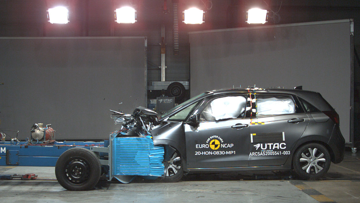 EuroNCAP Crashtest Honda Jazz