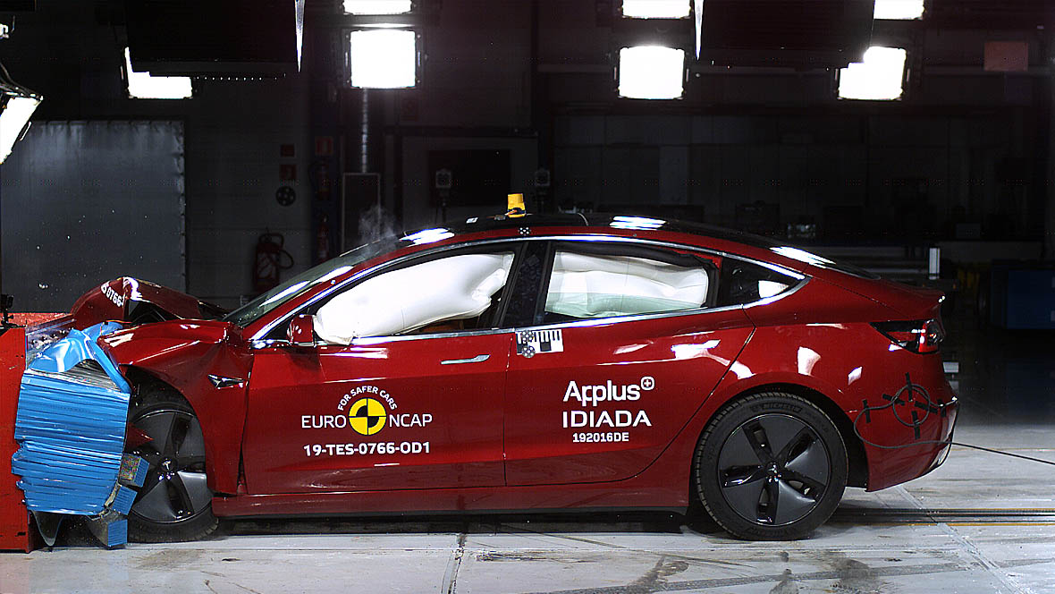 Tesla Model 3 EuroNCAP 