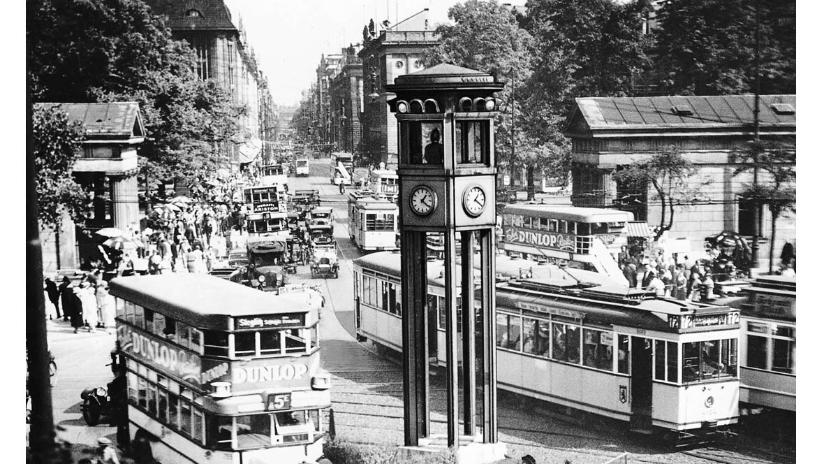 Die erste Ampel Deutschlands 1924 in Berlin