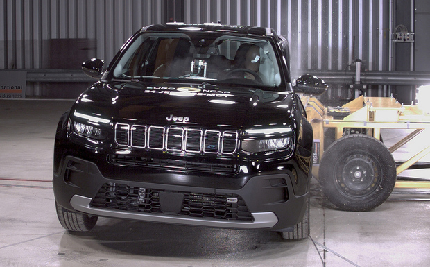 Ein Jeep Avenger wird von EuroNCAP gecrasht